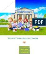 Student Database Proposal