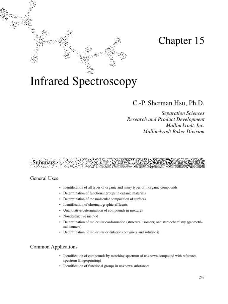 Sample Preparation IR | PDF | Infrared Spectroscopy | Absorption ...