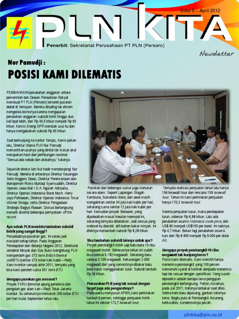 Pln Kita Newsletter