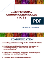 Interpersonal Communication Skills - ICS