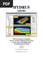 Hydrus3d User Manual