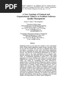 A New Typology of National and
Organisational Cultures to Facilitate Software
Quality Management