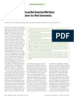 Negotiating Safety and Sexual Risk Reduction With Clients in Unsanctioned Safer Indoor Sex Work Environments - A Qualitative Study