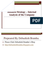 Business Strategy - Internal Analysis of The Company