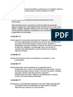 Declaración de Los Derechos Del Niño