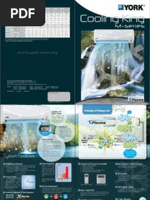 York Plasma Ionizer Ywmm 1211 B Pdf Air Conditioning Nature