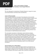 Download Scientific Information About Homosexuality for President Museveni by jlfeder SN205125003 doc pdf
