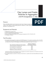 Chapter 9. Clay Lumps and Friable Particles in Aggregates (C 142)