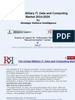 The Global Military IT, Data and Computing Market 2014-2024: Strategic Defence Intelligence