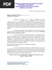 Modelo de carta de solicitud de donación