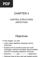 Chapter 4 Control Structures - Repetition