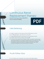 Continuous Renal Replacement Therapy