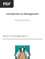 Chapter 1 - Introduction to Management IOM