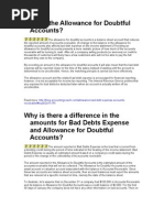 Download Allowance for Doubtful Accounts by Kamrul Hasan SN20515591 doc pdf