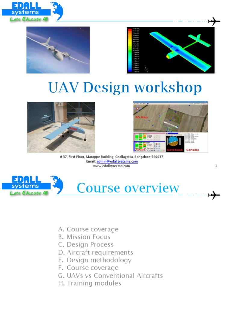 UAV design_Training.pdf | Aircraft | Unmanned Aerial Vehicle