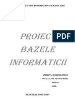Proiect Bazele Informaticii