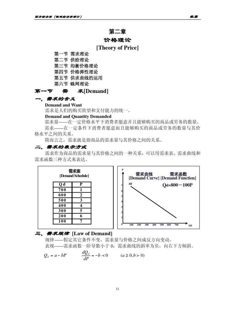 微观经济学2 价格理论| PDF