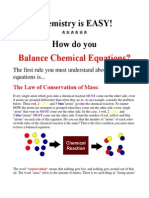 Balance Chemical Equations