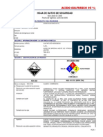 Hoja de Datos de Seguridad Sustancias