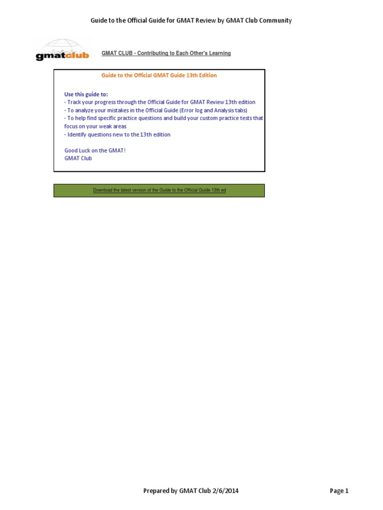GMAT Official Guide 13th Edition Review | PDF | Numbers | Equations