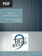 Direito Administrativo Aula 1