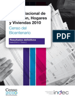 Argentina Censo 2012 Resultados Definitivos Tomo 2