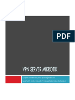 Membuat VPN Server Mikrotik