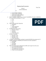 Engineering Economics (Model Paper)