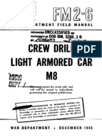 FM 2-6 Crew Drill, Light Armored Car M8 1943