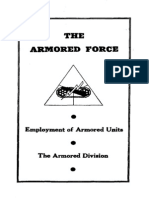 FM 17 Employment of Armored Units the Armored Division