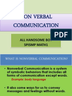 Non Verbal Comunication