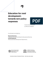 Download Education for Rural Development Towards New Policy Responses by fullcroom education SN20526958 doc pdf