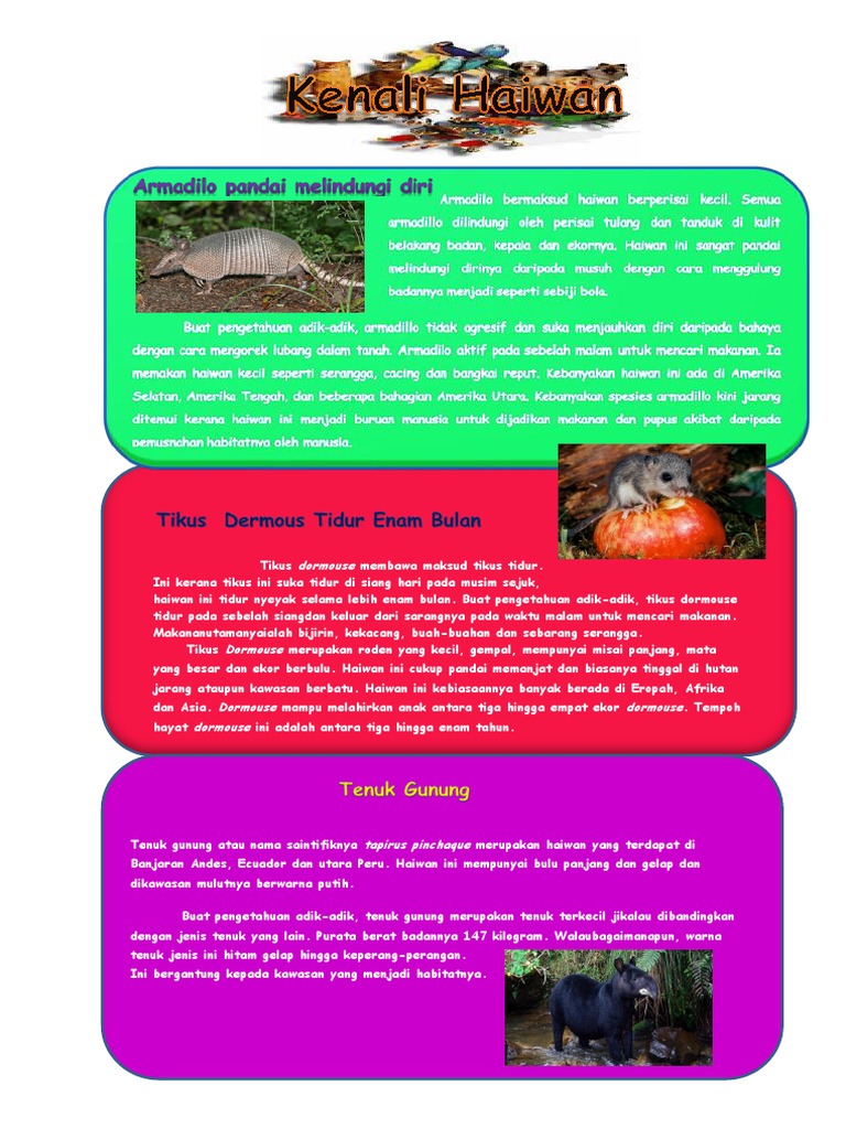 Kenali Haiwan Pdf