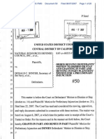 Order Denying Defendants Motion To Dismiss or Stay