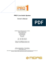 MIDAS - PRO1 - Operators Manual PDF