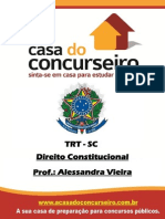 Apostila Trt - Sc - Alessandra Vieira Dto Constitucional