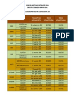 Calendario de Servicio Social 2014 PDF