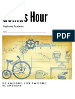Genius Hour Planning Document
