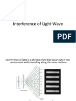 Interference of Light Wave