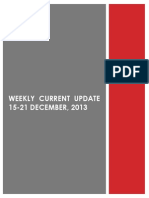 For the Week 15-21 December, 2013, current affairs