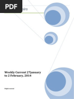 27th to 2nd February, 2014, current affairs