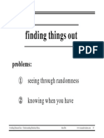 Finding Things Out: Problems