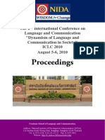 ICLC Conference 2010 Proceedings