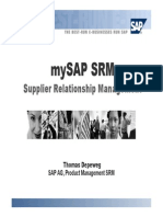 MySAP SRM - Supplier Relationship Management