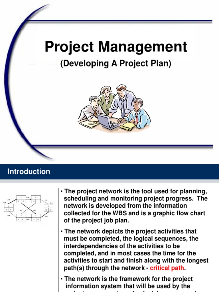 PM Chapter 07 Developing Network Diagrams | PDF | Project Management