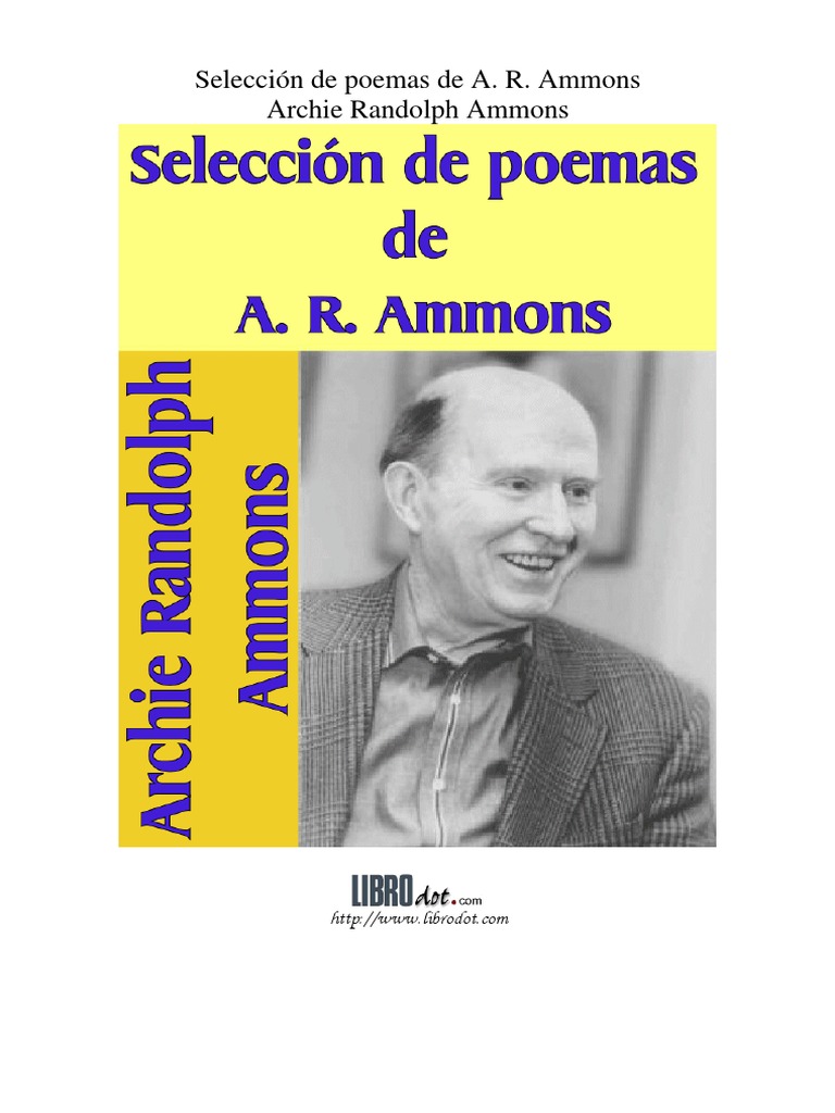 Poemas de A. R. Ammons: Reflexiones | PDF | Poesía