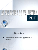 Appraoches To Valuation 1