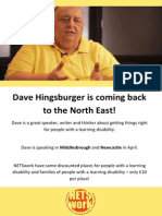 NETSwork Dave Hingsburger Flier