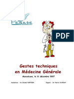 Gestes Techniques en MG PDF