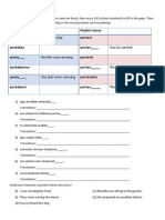 St6 Perfect and Imperfect Table and Exercises